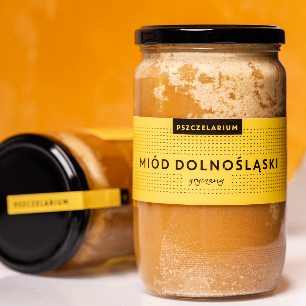 Miód dolnośląski gryczany 1 kg