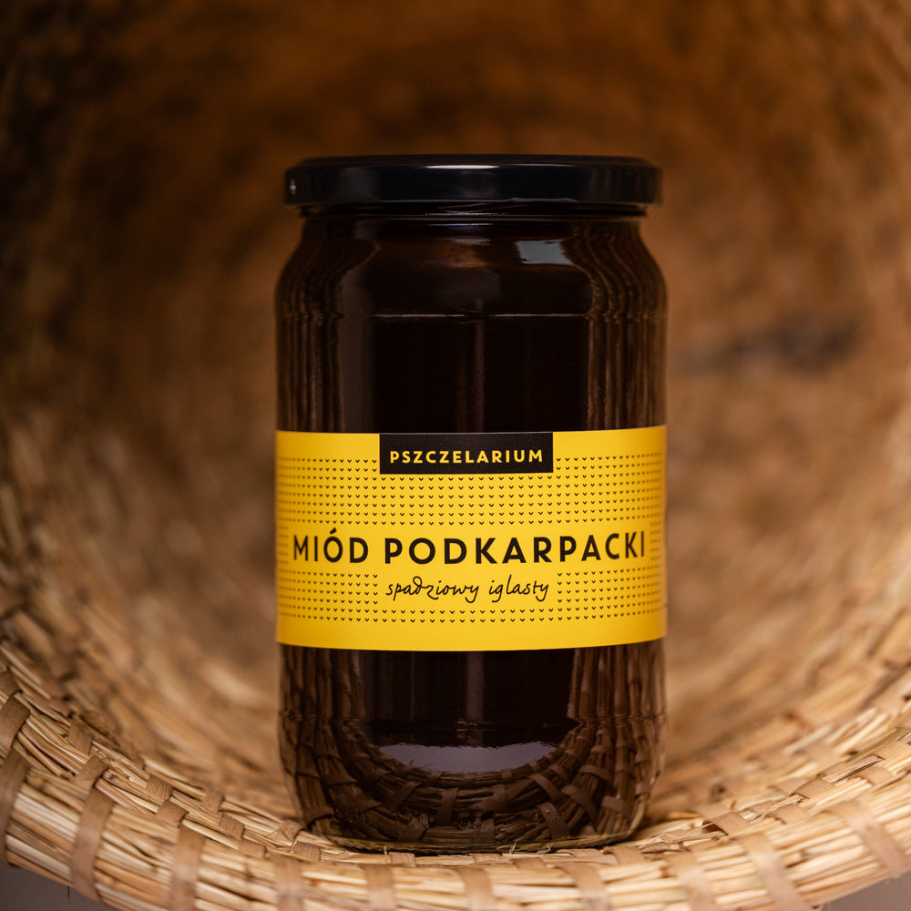 Miód podkarpacki spadziowy iglasty 1 kg