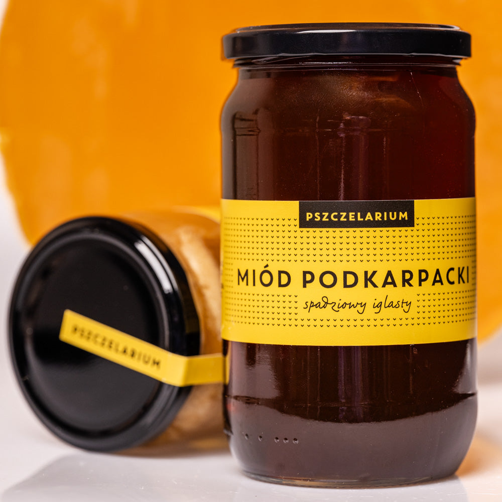 Miód podkarpacki spadziowy iglasty 1 kg