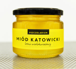 Miód Katowicki letni wielokwiatowy 0,42 kg