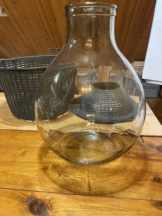 Balon winiarski szklany szerokootwotowy 25 l